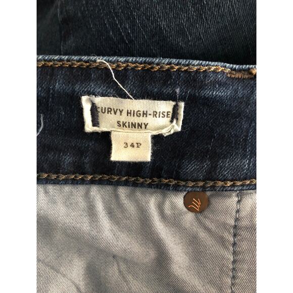 Madewell Skinny Jeans Women's 34P Curvy High-Rise - Picture 8 of 8